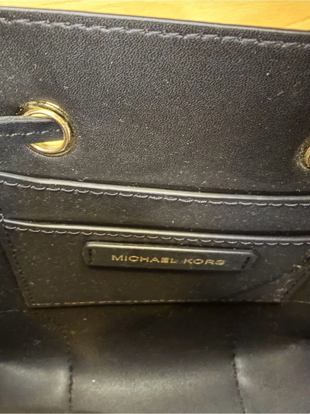 Michael Kors Black Mercer Small Bucket Crossbody Bag